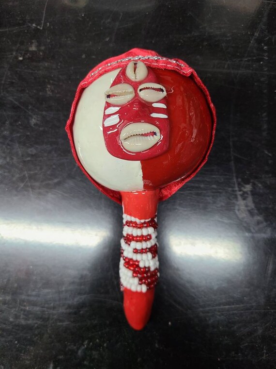 Maraca Shango Rattle Kabiosile Chango Santeria Osha Santo - Etsy