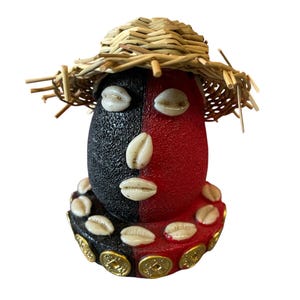ELEGUA ELEGGUA ESHU Head 4&quot; Osha Orisha Ifa Orula Babalawo Santeria