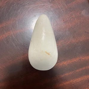 Piedra de Rayo Blanca thunder stone White (small) Shango Chango ifa religion yoruba santeria palo prenda 7 rayo