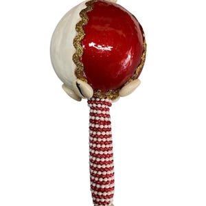 Maraca Shango Sonajero Kabiosile Chango Santeria Osha Santo