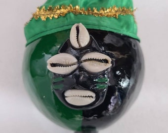 Maraca Shango Rattle Kabiosile Chango Santeria Osha Santo | Etsy