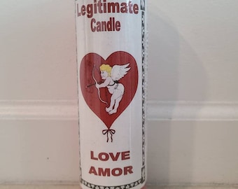 Love Candle Vela del Amor Santeria Spell Obra
