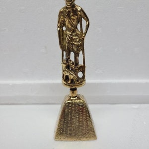 Messing Campana Para San Lazaro Babalu Aye Santeria Osha Orisha Ifa