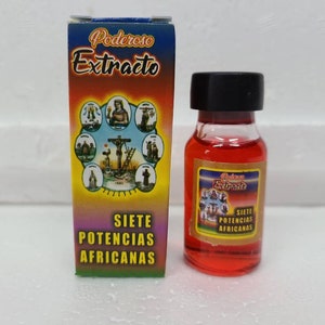 Aciete de 7 Potencia Africana 7 African Power Oil Santeria Palo Obra Ifa