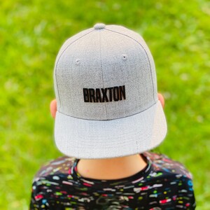 Cappello personalizzato per bambini piccoli Cappello personalizzato per bambini piccoli Cappello con toppa in pelle per bambini piccoli Cappello con nome