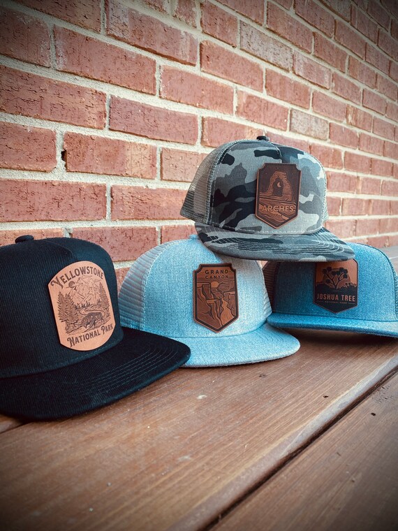 Custom Toddler National Park Hat | Leather Patch