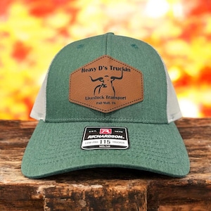 Custom Leather Patch Richardson 115 Heather