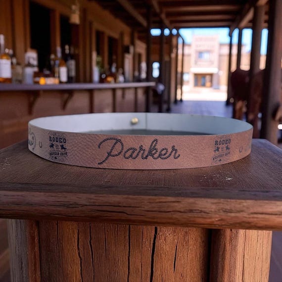 Custom Cowboy Hat Band | Western Hat Band | Add Personal Style to Your Cowboy Hat | Cowboy Hat Accessory |