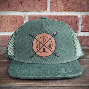 Custom Toddler Hat | Personalized Toddler Hat | Signature Toddler Initials Hat | Leather Patch Hat