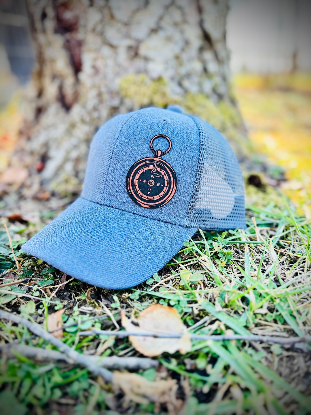 Compass Point Hat Custom Toddler Hat | Compass Leather Patch, Personalized Name - Etsy