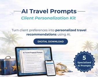 AI Travel Client Personalization Kit (Digital Download)