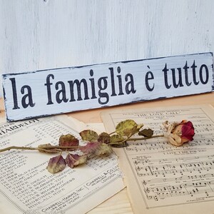 La Famiglia E Tutto Print Family Is Everything Italian Etsy