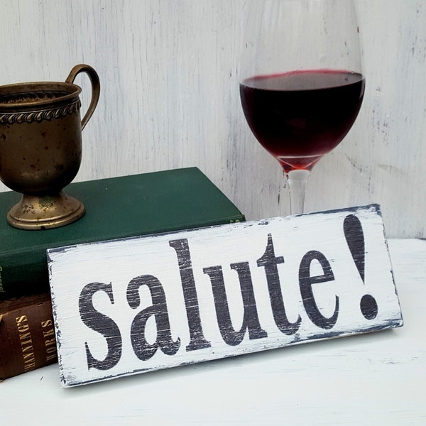 Salute, Italian Sign, Cheers, Wedding Decor