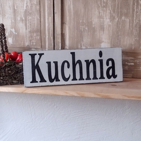 Kuchnia, Polish Kitchen Sign, Polska Decor