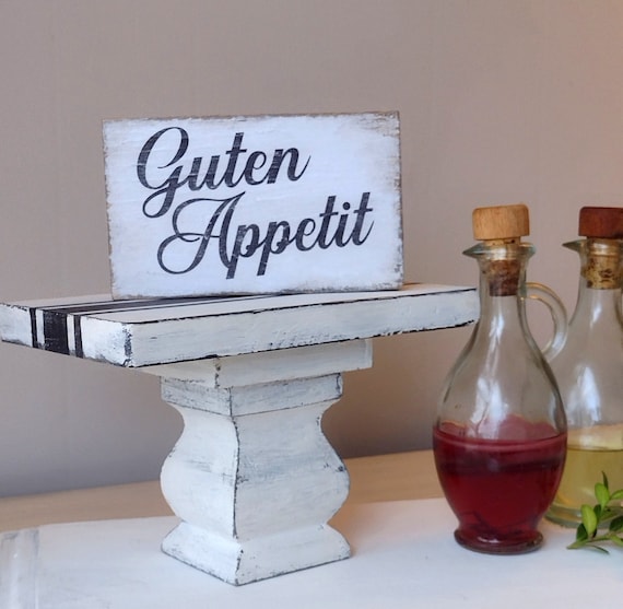 German Kitchen Sign, Guten Appetit, Enjoy your Meal, Küche