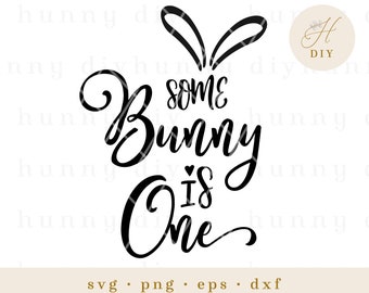 Download Some Bunny Is One Svg Etsy