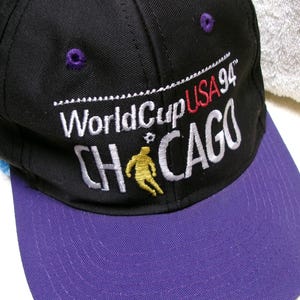 Vintage 1994 World Cup Chicago Soccer Snapback Mcdonalds Cap