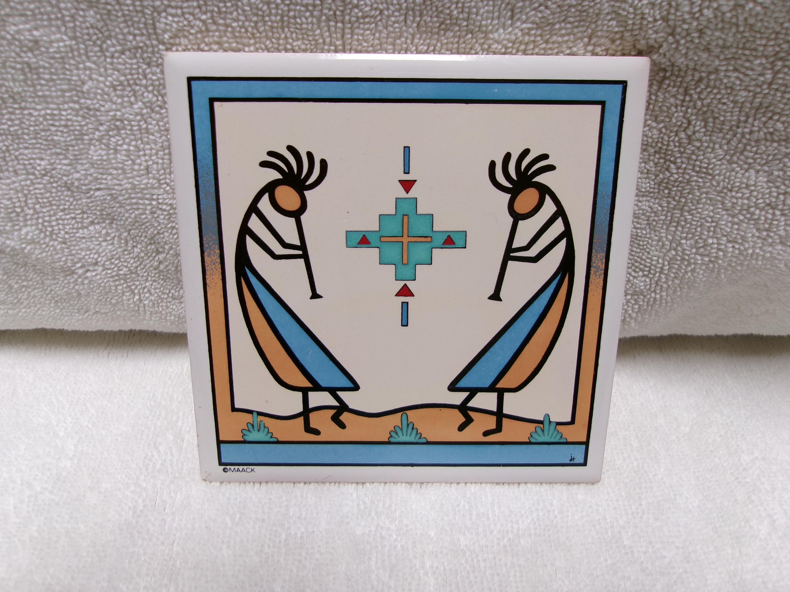 Kokopelli Tile - Etsy