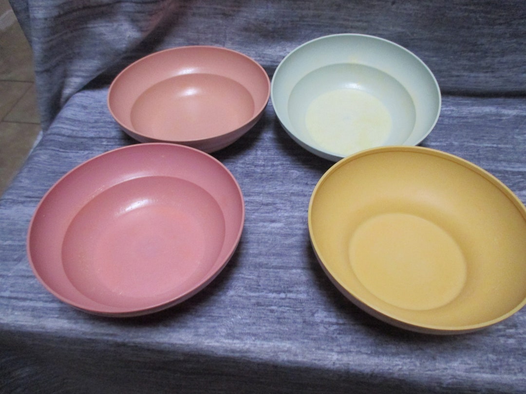 Vintage Tupperware Cereal Bowls Etsy