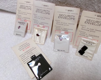 Vintage 1997 Lindenwold fine Jewelers 5 gemstones in package