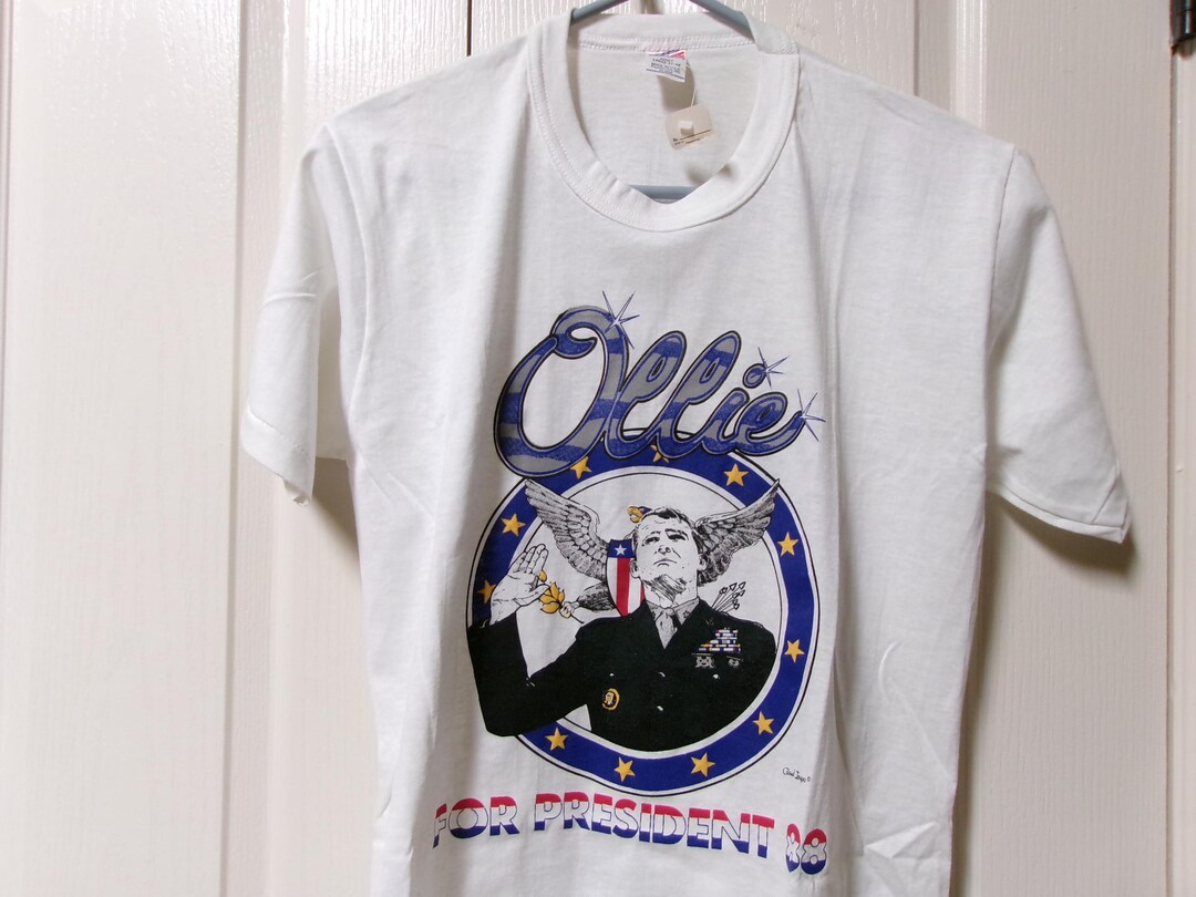 Vintage Ollie for Ollie North for President Single Stitch T Shirt