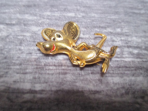 Vintage Mickey Mouse brooch/Spain - image 1