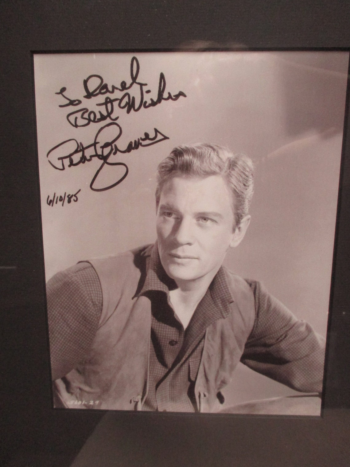 Three Signatures One frame Peter Graves Authentic signatures Etsy