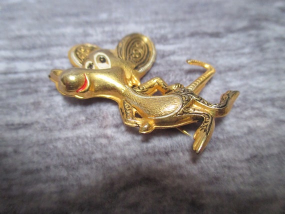 Vintage Mickey Mouse brooch/Spain - image 4