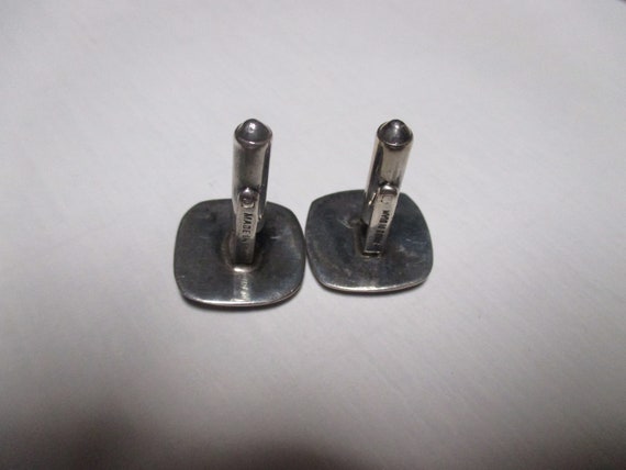 Unique Sterling topless Asian Siam cuff links - image 5