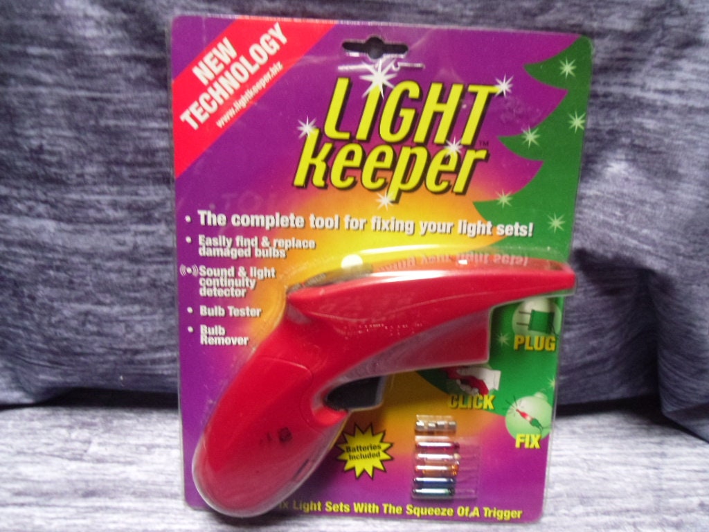 Lightkeeper Pro Miniature Light Repairing Tool - Fixes Christmas Holiday  light sets with a squeeze of the trigger