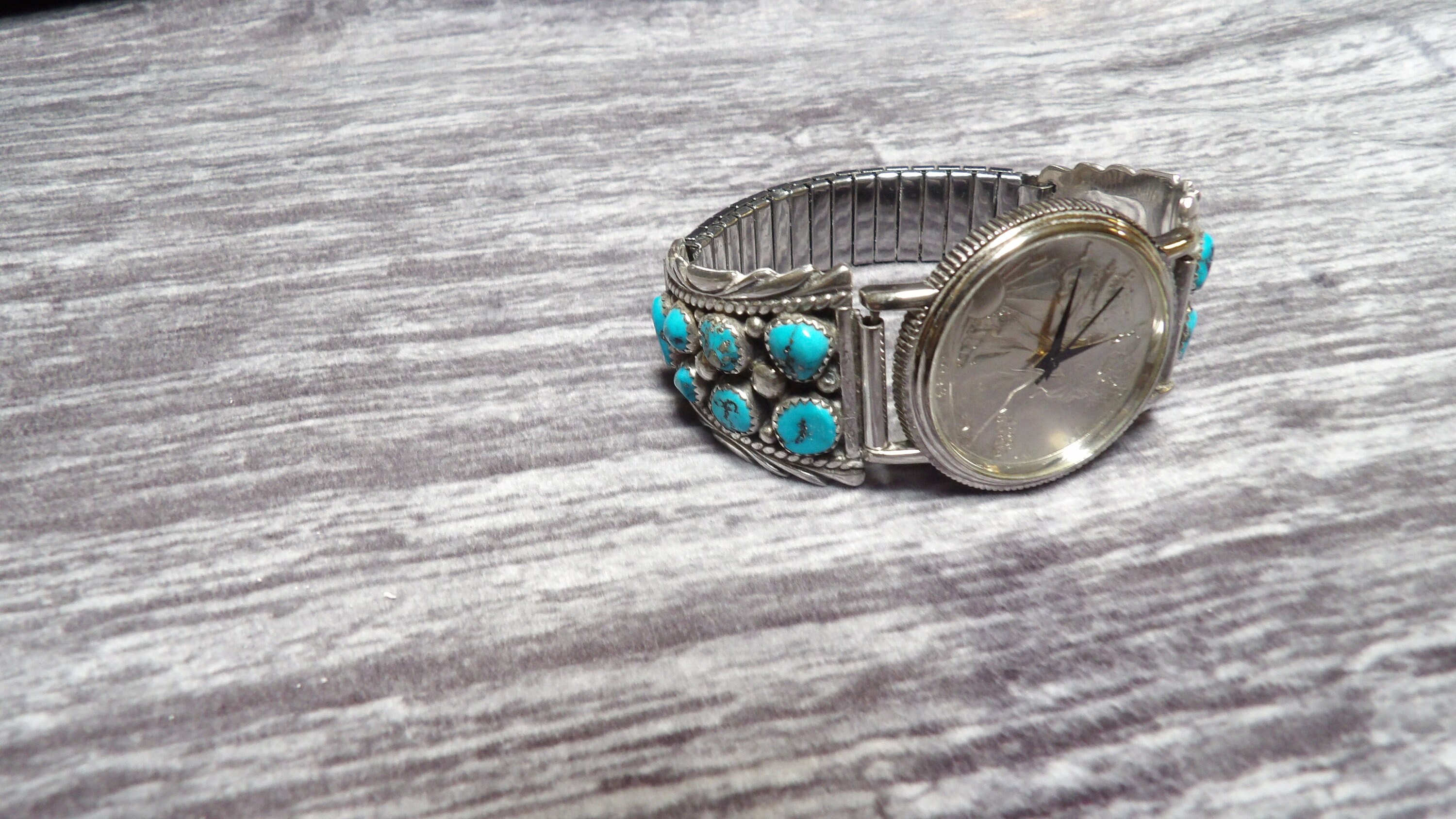 Turquoise store watch bracelet