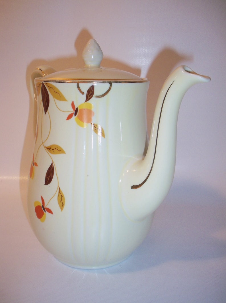 Vintage Hall's Superior Jewel Tea Autumn Leaf Mary Dunbar Etsy