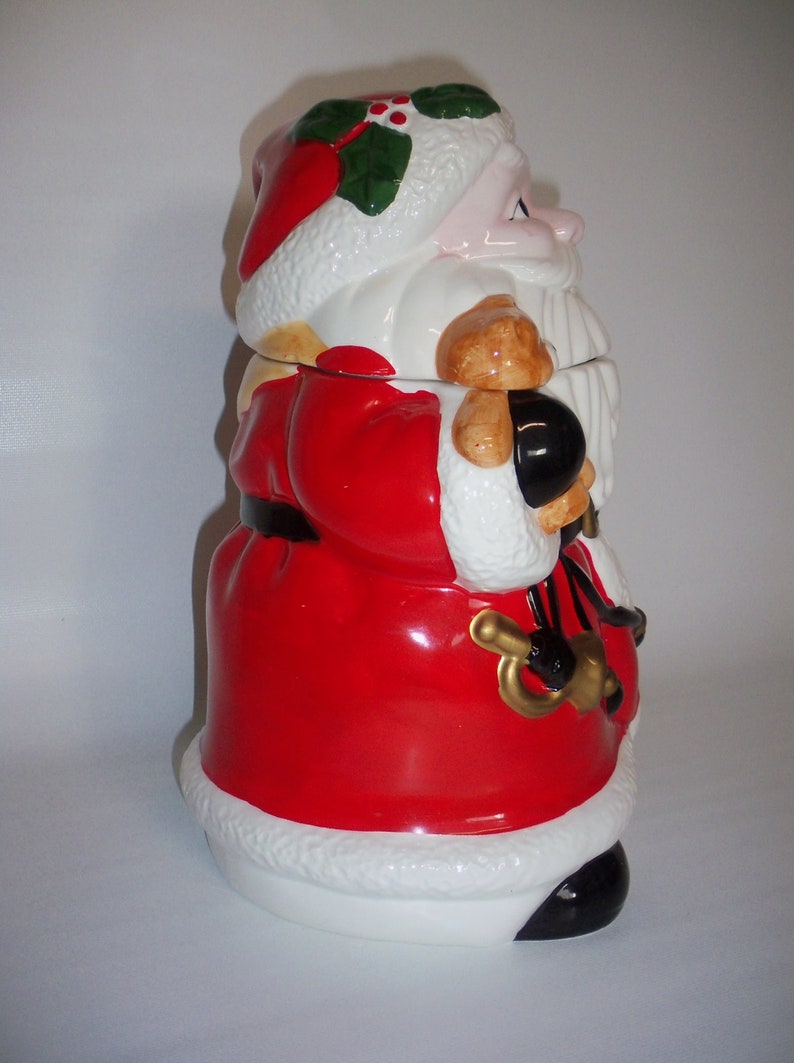 Vintage Target Santa Claus Cookie Jar with BearTree and | Etsy