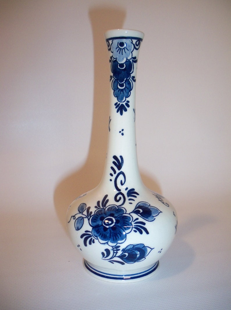 Royal Goedewaagen Delft BluePottery Bud Vase Handwork Holland Etsy