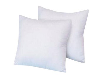 Virgin Hollow Fibre Cushion Pad Pillow Inner Filler 11" 13" 15" 17" 19" 21" 23.. 