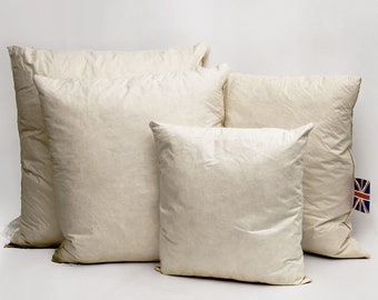 26"x26" (65cm x 65cm) 100% Duck feather Cushion Pads Inner Inserts Scatters Pack 1,2,34,5,6,8,10