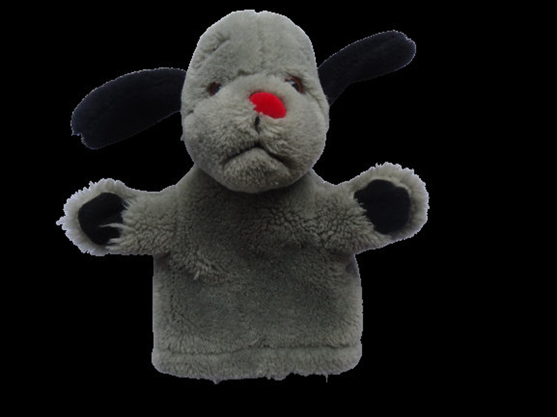 9 Sweep hand glove puppet soft toy 1970S Etsy