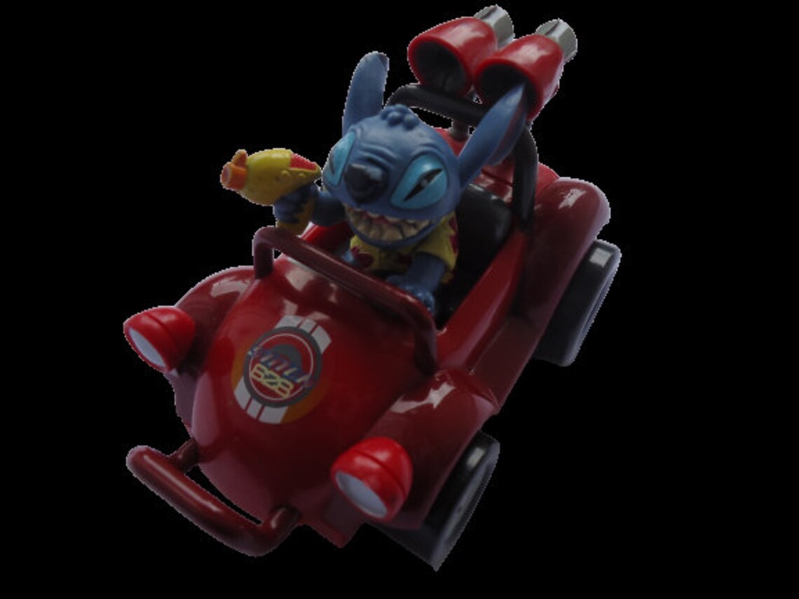 Lilo & Stich Rare Pull Back Car With Figure Etsy