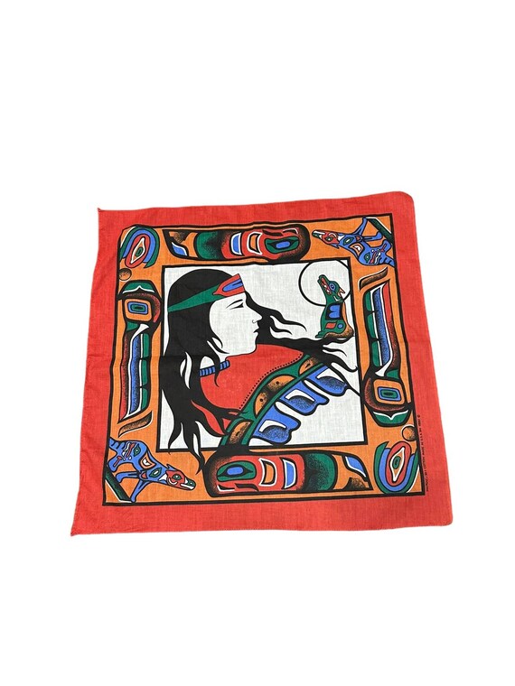 Vintage Native American tribal bandana