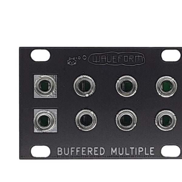 1U Buffered Mult Module 12HP 2x3 or 1x6 Waveform DIY Project #7