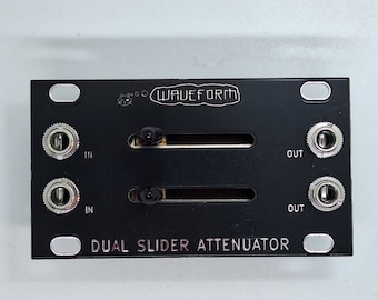 Waveform Magazine 1U Dual Slider Attenuator DIY Kit Passive Attenuator