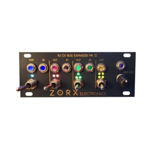 ZORX Elektroniks 1U CV Bus Expander Mk II für Eurorack Modular Synthesizer synth analog Buffered Mult
