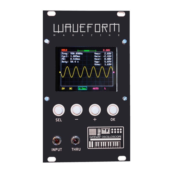 Waveform Magazine Gateway Oscilloscope PCB Set w/components DIY KIT Eurorack (no oscilloscope included) Module Modular Synthesizer Synth