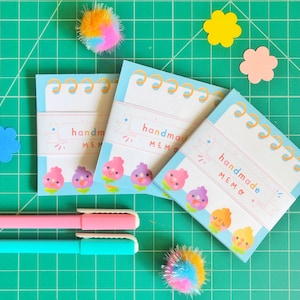 Flowers Memo Pad | Cute notepad, desk pad, stationery