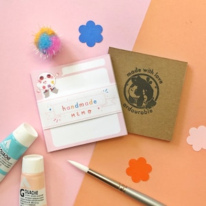 Artist Memo Pad | Cute notepad, desk pad, stationery