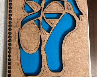 Custom Wooden Notebook | Personalized Journal with Laser Engraved Cover