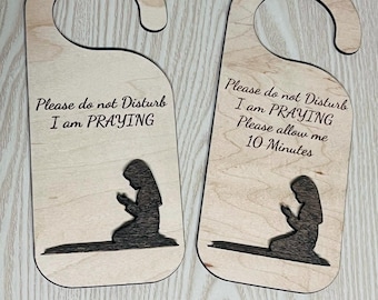 Quiet Moments in Prayer Door sign
