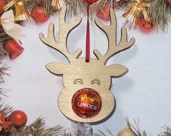 Reindeer Candy Holder Ornament
