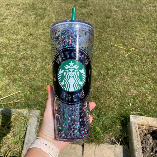 SALE Hocus Pocus Sanderson Sisters Witch's Brew Starbucks Snow Globe Tumbler