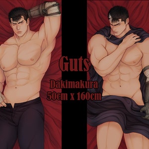 Body Pillow CASE Guts Berserk | Etsy Body Pillow CASE Griffith Berserk | Etsy